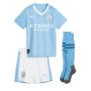 Manchester City Hjemmebanesæt Børn 2023-24 Kort ærmer + korte bukser