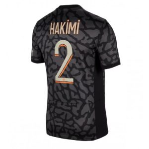 Achraf Hakimi #2 Paris Saint-Germain PSG Tredje trøje Herrer 2023-24 Kort ærmer