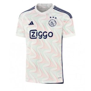 Ajax Udebanetrøje 2023-2024 hvid Kort ærmer