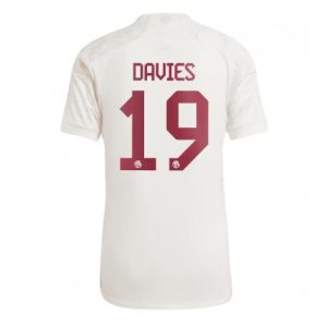Alphonso Davies #19 Bayern Munich Tredje trøje Herrer 2023-24 Kort ærmer