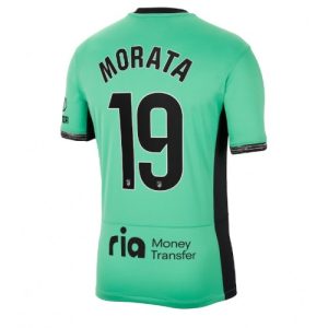 Alvaro Morata #19 Atletico Madrid Tredje trøje 2023-2024 grøn Kort ærmer