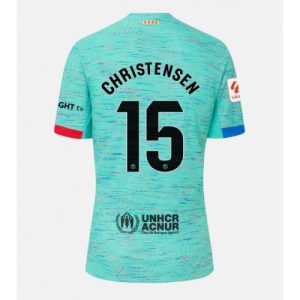 Andreas Christensen #15 Barcelona Tredje trøje 2023-2024 grøn Kort ærmer