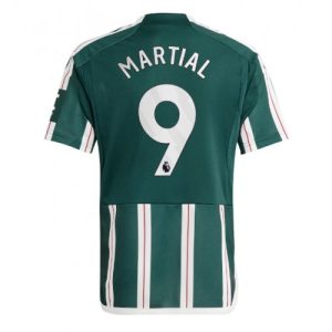Anthony Martial #9 Manchester United Udebanetrøje 2023-2024 grøn Kort ærmer