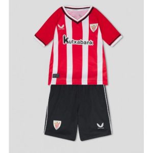 Athletic Bilbao Hjemmebanesæt Børn 2023-24 Kort ærmer + korte bukser