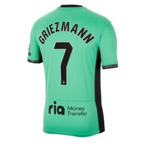 Antoine Griezmann #7 Atletico Madrid Tredje trøje 2023-2024 grøn Kort ærmer
