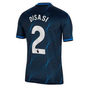 Axel Disasi #2 Chelsea Udebanetrøje 2023-2024 Kort ærmer til mænd