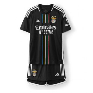 Benfica Udebanesæt Børn 2023-24 Kort ærmer + korte bukser