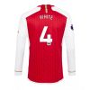 Benjamin White #4 Arsenal Hjemmebanetrøje 2023-2024 Lange ærmer
