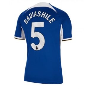 Benoit Badiashile #5 Chelsea Hjemmebanetrøje 2023-2024 blå Kort ærmer