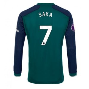 Bukayo Saka #7 Arsenal Tredje trøje 2023-2024 Lange ærmer