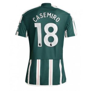 Casemiro #18 Manchester United Udebanetrøje 2023-2024 grøn Kort ærmer