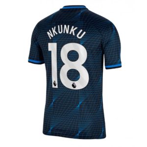 Christopher Nkunku #18 Chelsea Udebanetrøje 2023-2024 Kort ærmer til mænd