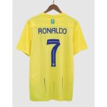 Cristiano Ronaldo #7 Al-Nassr Hjemmebanetrøje 2023-2024 gul Kort ærmer