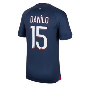 Danilo Pereira #15 Paris Saint-Germain PSG Hjemmebanetrøje 2023-24 Herrer Kort ærmer