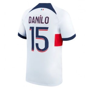 Danilo Pereira #15 Paris Saint-Germain PSG Udebanetrøje 2023-24 Kort ærmer til mænd