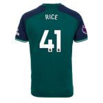 Declan Rice #41 Arsenal Tredje trøje 2023-2024 Kort ærmer