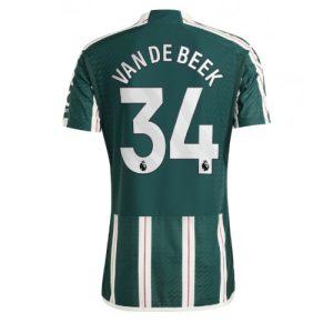 Donny van de Beek #34 Manchester United Udebanetrøje 2023-2024 grøn Kort ærmer