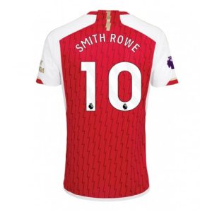 Emile Smith Rowe #10 Arsenal Hjemmebanetrøje 2023-2024 rød hvid Kort ærmer