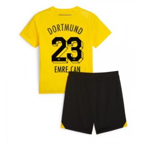 Emre Can #23 Borussia Dortmund Hjemmebanesæt Børn 2023-24 Kort ærmer + korte bukser
