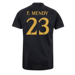 Ferland Mendy #23 Real Madrid Tredje trøje 2023-2024 sort Kort ærmer