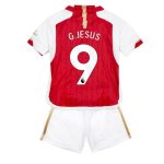 Gabriel Jesus #9 Arsenal Hjemmebanesæt Børn 2023-24 Kort ærmer + korte bukser