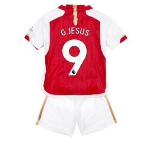 Gabriel Jesus #9 Arsenal Hjemmebanesæt Børn 2023-24 Kort ærmer + korte bukser