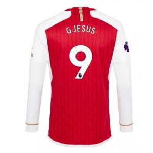 Gabriel Jesus #9 Arsenal Hjemmebanetrøje 2023-2024 Lange ærmer