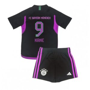 Harry Kane #9 Bayern Munich Udebanesæt Børn 2023-24 Kort ærmer + korte bukser