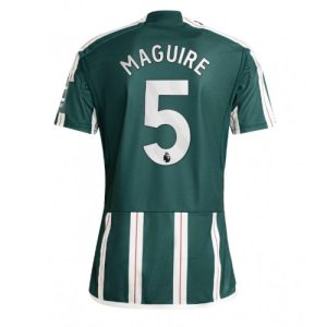 Harry Maguire #5 Manchester United Udebanetrøje 2023-2024 grøn Kort ærmer