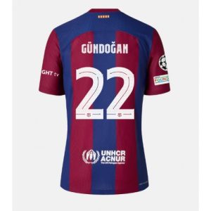 Ilkay Gundogan #22 Barcelona Hjemmebanetrøje 2023-2024 Kort ærmer
