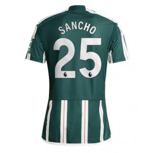 Jadon Sancho #25 Manchester United Udebanetrøje 2023-2024 grøn Kort ærmer