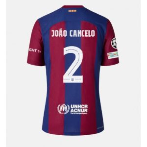 Joao Cancelo #2 Barcelona Hjemmebanetrøje 2023-2024 Kort ærmer