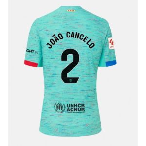 Joao Cancelo #2 Barcelona Tredje trøje 2023-2024 grøn Kort ærmer