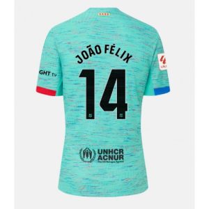 Joao Felix #14 Barcelona Tredje trøje 2023-2024 grøn Kort ærmer