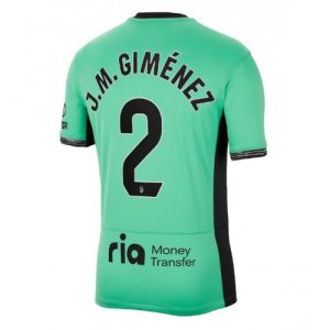 Jose Gimenez #2 Atletico Madrid Tredje trøje 2023-2024 grøn Kort ærmer
