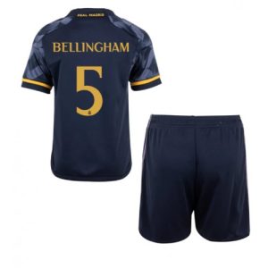 Jude Bellingham #5 Real Madrid Udebanesæt Børn 2023-24 Kort ærmer + korte bukser