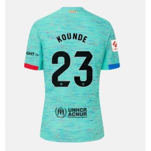Jules Kounde #23 Barcelona Tredje trøje 2023-2024 grøn Kort ærmer
