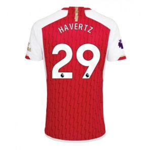 Kai Havertz #29 Arsenal Hjemmebanetrøje 2023-2024 rød hvid Kort ærmer