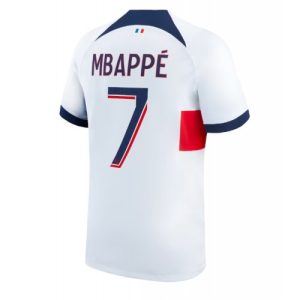 Kylian Mbappe #7 Paris Saint-Germain PSG Udebanetrøje 2023-24 Kort ærmer til mænd