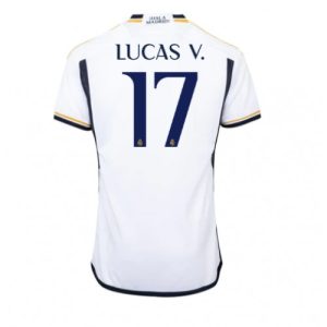 Lucas Vazquez #17 Real Madrid Hjemmebanetrøje 2023-2024 hvid Kort ærmer