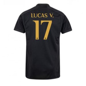 Lucas Vazquez #17 Real Madrid Tredje trøje 2023-2024 sort Kort ærmer