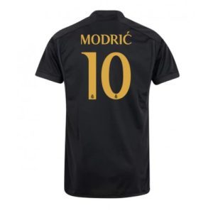 Luka Modric #10 Real Madrid Tredje trøje 2023-2024 sort Kort ærmer