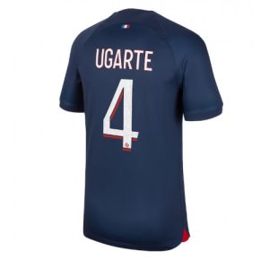 Manuel Ugarte #4 Paris Saint-Germain PSG Hjemmebanetrøje 2023-24 Herrer Kort ærmer