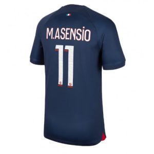 Marco Asensio #11 Paris Saint-Germain PSG Hjemmebanetrøje 2023-24 Herrer Kort ærmer