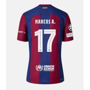 Marcos Alonso #17 Barcelona Hjemmebanetrøje 2023-2024 Kort ærmer