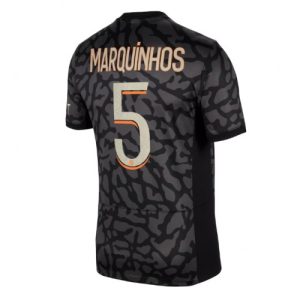 Marquinhos #5 Paris Saint-Germain PSG Tredje trøje 2023-24 Kort ærmer til mænd