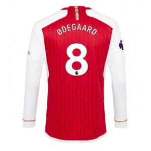 Martin Odegaard #8 Arsenal Hjemmebanetrøje 2023-2024 Lange ærmer