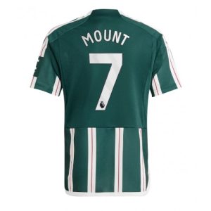 Mason Mount #7 Manchester United Udebanetrøje 2023-2024 grøn Kort ærmer