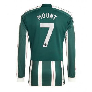 Mason Mount #7 Manchester United Udebanetrøje 2023-2024 grøn Lange ærmer