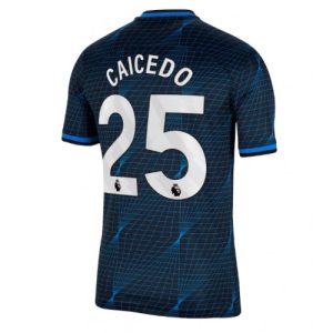 Moises Caicedo #25 Chelsea Udebanetrøje 2023-2024 Kort ærmer til mænd